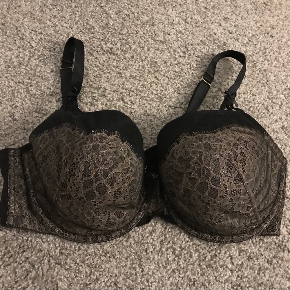 Lane Bryant , Black & Gold Bra, 42DD